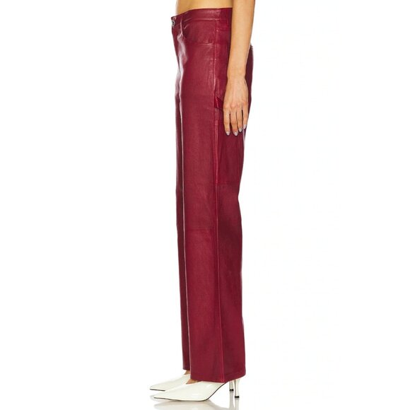 SPRWMN Carpenter Pants in Cherry Red - Picture 3 of 5